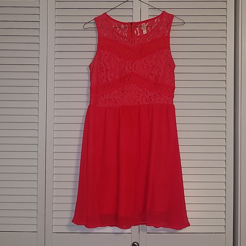 womens lace and chiffon summer dress